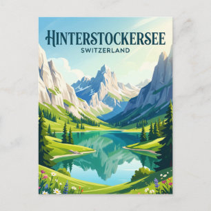 Cartão Postal Hinterstockersee Suíça