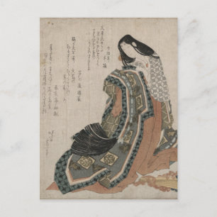 Cartão Postal Hiogi por Hokusai