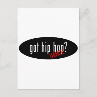 Cartão Postal Hip Hop Dance Items - tem hip hop