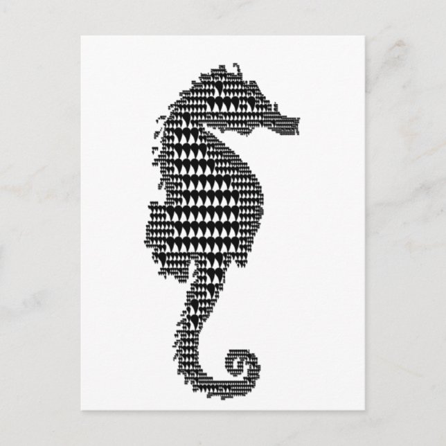 Cartão Postal hipocampo (Frente)