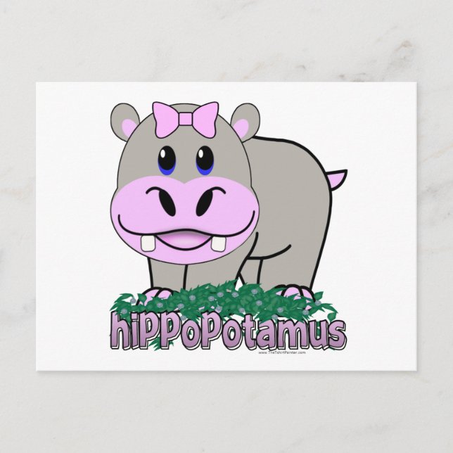 Cartão Postal Hippopotamus (Frente)