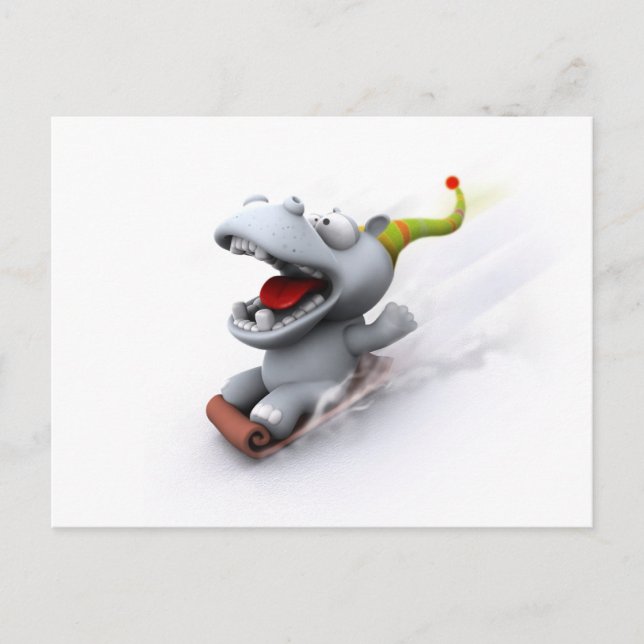 Cartão Postal Hippopotamus (Frente)