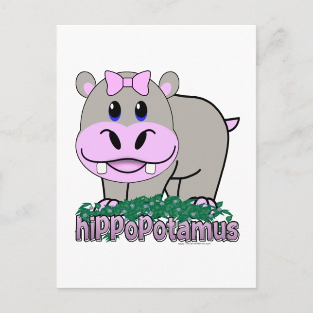 Cartão Postal Hippopotamus (Frente)