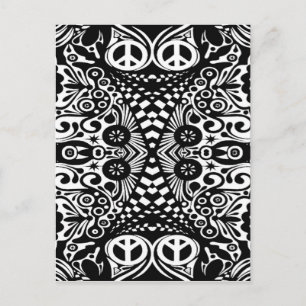 Cartão Postal Hippy Heaven