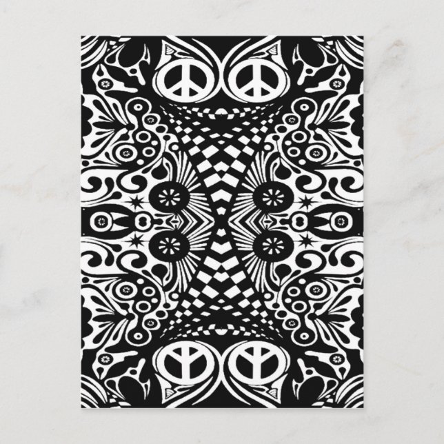 Cartão Postal Hippy Heaven (Frente)
