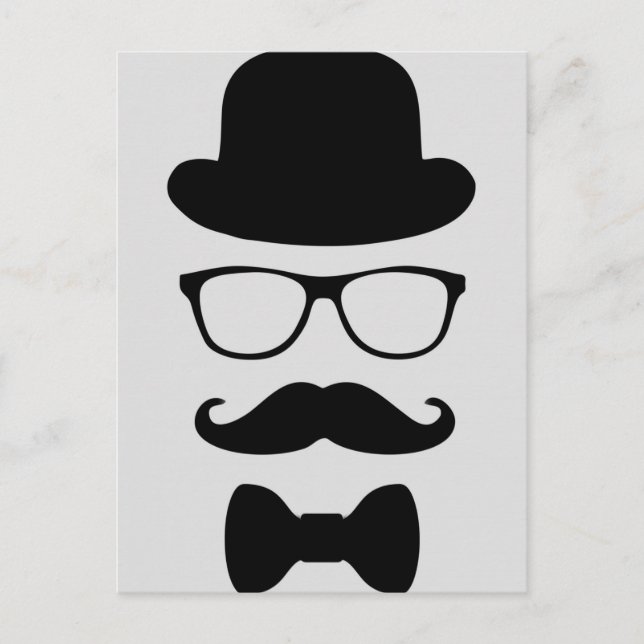 Cartão Postal Hipster original (Frente)