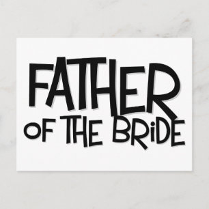 Cartão Postal Hipster Padre Bride Lite T