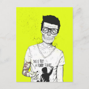 Cartão Postal hipsteres não morto