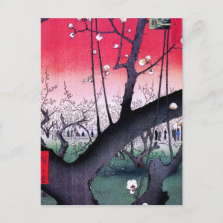 Cartão Postal Hiroshige Kameido