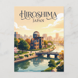 Cartão Postal Hiroshima, Japão