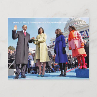 Cartão Postal HISTÓRIA: Cerimônia de posse do Presidente Obama