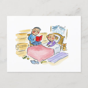 Cartão Postal História da Bedtime