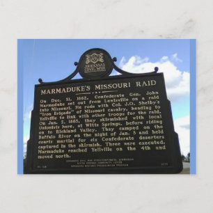 Cartão Postal História da Guerra Civil do Arkansas