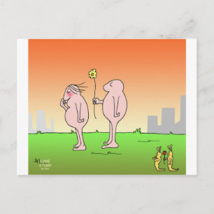 Cartão Postal história de amor 2B