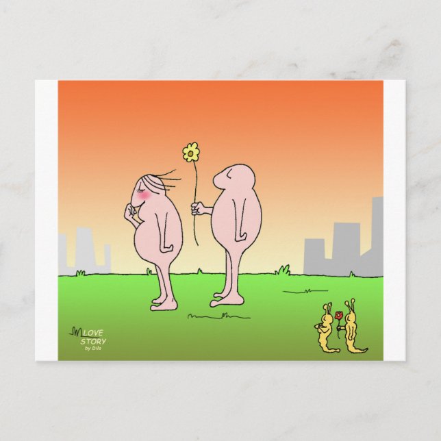 Cartão Postal história de amor 2B (Frente)