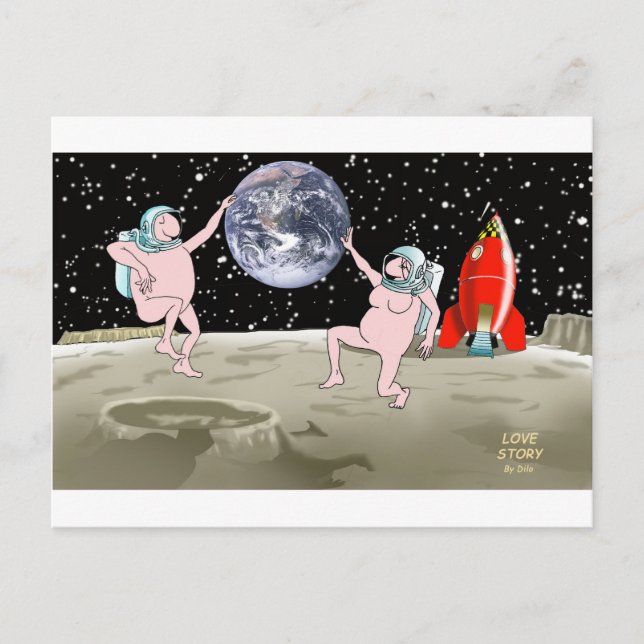 Cartão Postal história de amor 4 (Frente)