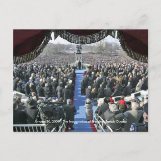 Cartão Postal HISTÓRIA: Discurso de posse do Presidente Obama