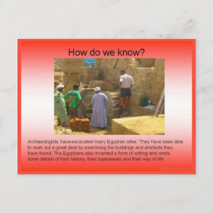 Cartão Postal História, Evidências, Arqueologia