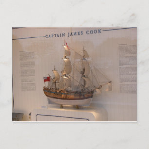 Cartão Postal História, Exploradores, Capitão James Cook