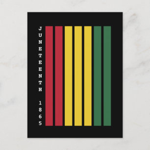 Cartão Postal História Negra Afro-Americana Juneteenth 1865