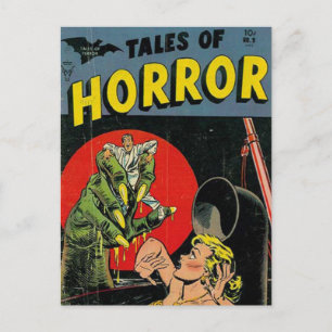 Cartão Postal Histórias de quadrinhos horrorosos
