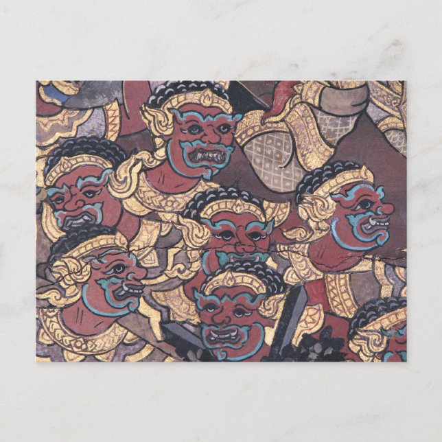 Cartão Postal Histórias do Ramakien (Frente)