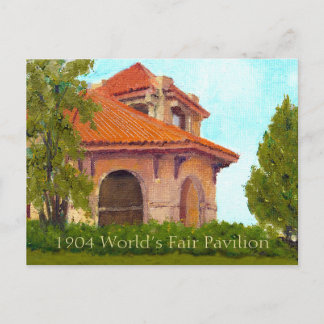 Cartão Postal Historic 1904 World’s Fair Pavilion - St Louis
