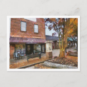 Cartão Postal Historic Norcross, Ga., Mojito em S. Peachtree Rua
