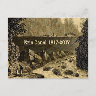 Cartão Postal Histórica do Canal do Erie Bicentenário