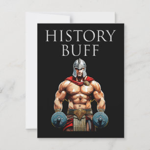 Cartão Postal Histórico Buff Roman Centurion