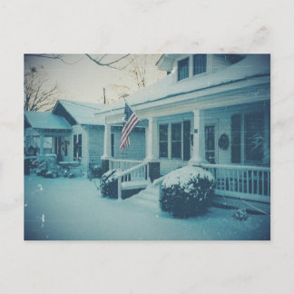 Cartão postal histórico da Wonderland de inverno