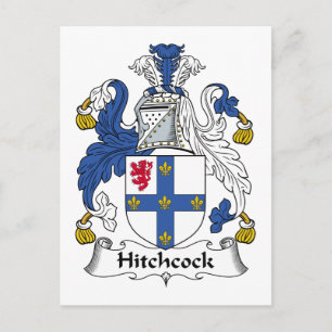 Cartão Postal Hitchcock Family Crest