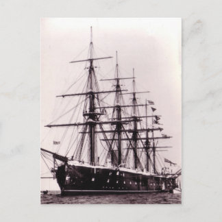 Cartão Postal HMS Agincourt 1865