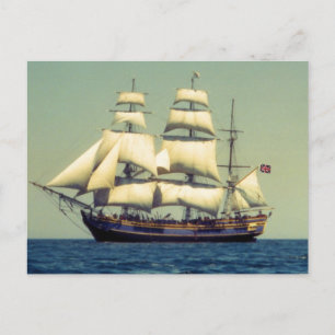 Cartão Postal HMS Bounty