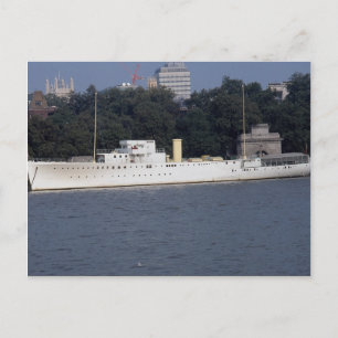 Cartão Postal HMS Discovery", Thames River, Londres, Inglaterra