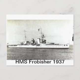 Cartão Postal HMS Frobisher