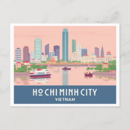 Cartão Postal Ho Chi Minh City Vietnam Viagem do Pastel - Saigon