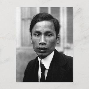 Cartão Postal Ho Chi Minh Nguyen Ai Quoc Retrato 1921