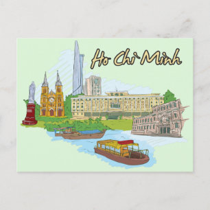 Cartão postal Ho Chi Minh Vietnam