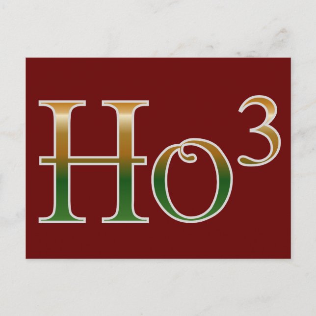 Cartão Postal Ho ho? (Frente)