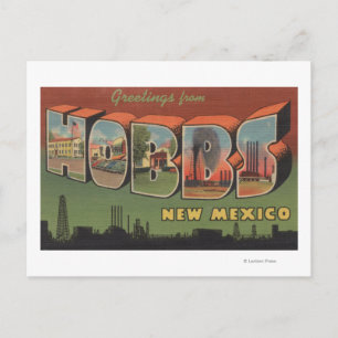 Cartão Postal Hobbs, Novo México - Grandes Cenas de Letras 2
