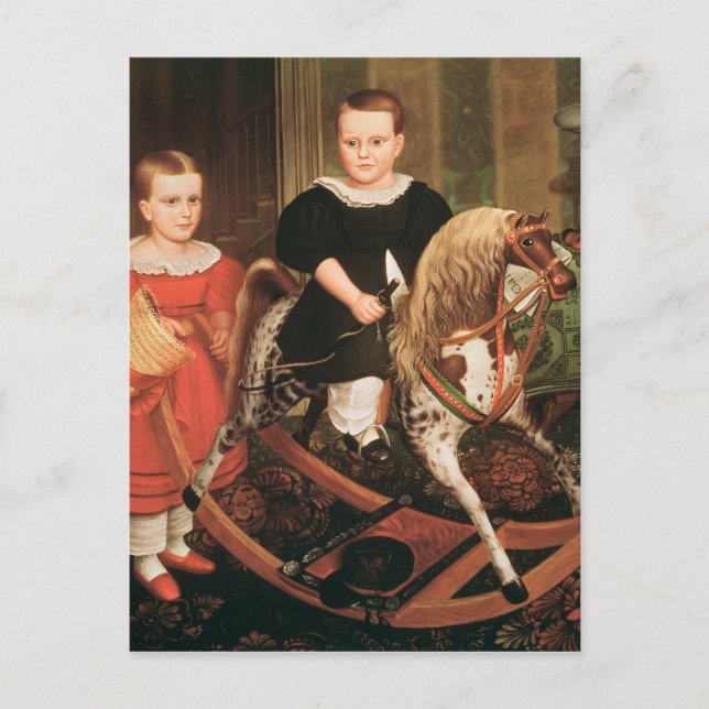 Cartão Postal Hobby Horse, c.1840 (Frente)