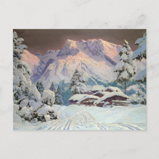 Cartão Postal Hocheisgruppe, Áustria (Frente)