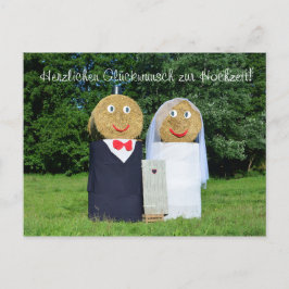 Cartão Postal Hochzeit ... Glückwunsch