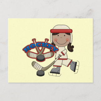 Cartão Postal HOCKEY - Camisetas e presentes de meninas africana