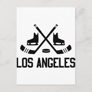 Cartão Postal Hockey de Los Angeles