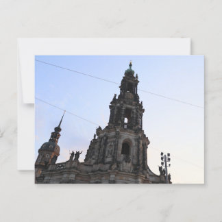 Cartão Postal Hofkirche (Dresden Cathedral) at Schlossplatz