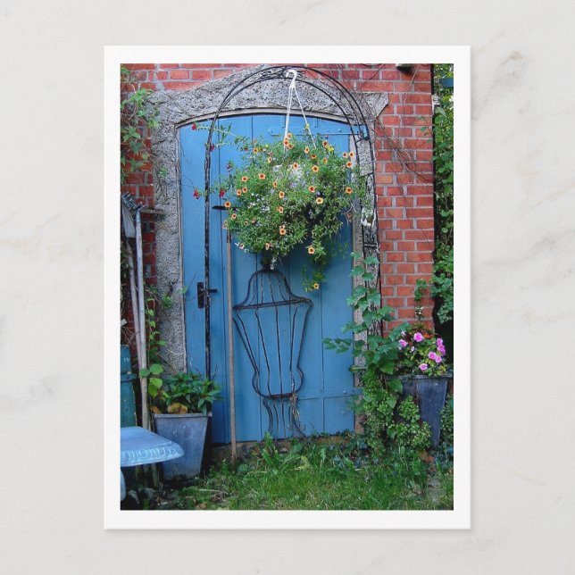 Cartão Postal Hoftür em Fischhude (Frente)