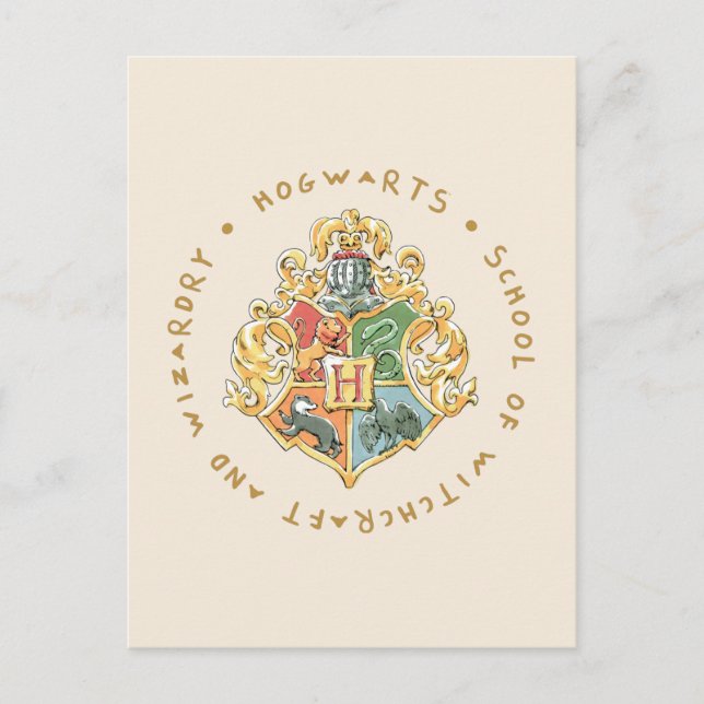 Cartão Postal HOGWARTS™ School of Witchcraft and Wizard (Frente)