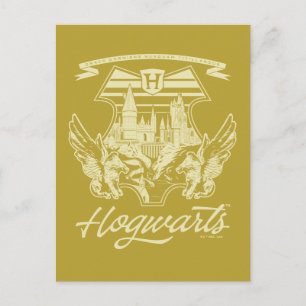 Cartão Postal HOGWARTS™ Winged Shield Graphic